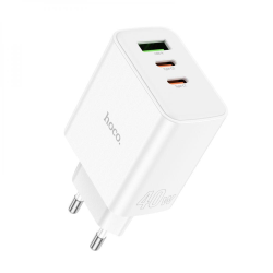 Сетевое Зарядное Устройство Hoco C126A Pure PD+QC 40W(2C1A)
