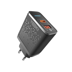 Зарядное устройство Yoki Led Series YK-33PD+QC 33W Черный
